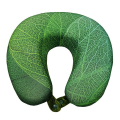 VIAGGI Memory Foam Neck Pillow - Leaf Green 